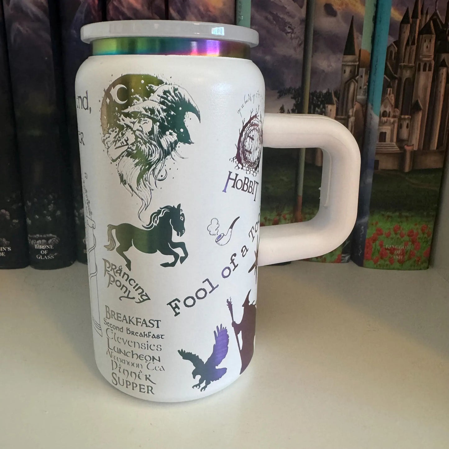 Lord of The Rings Engraved Rainbow Tumbler