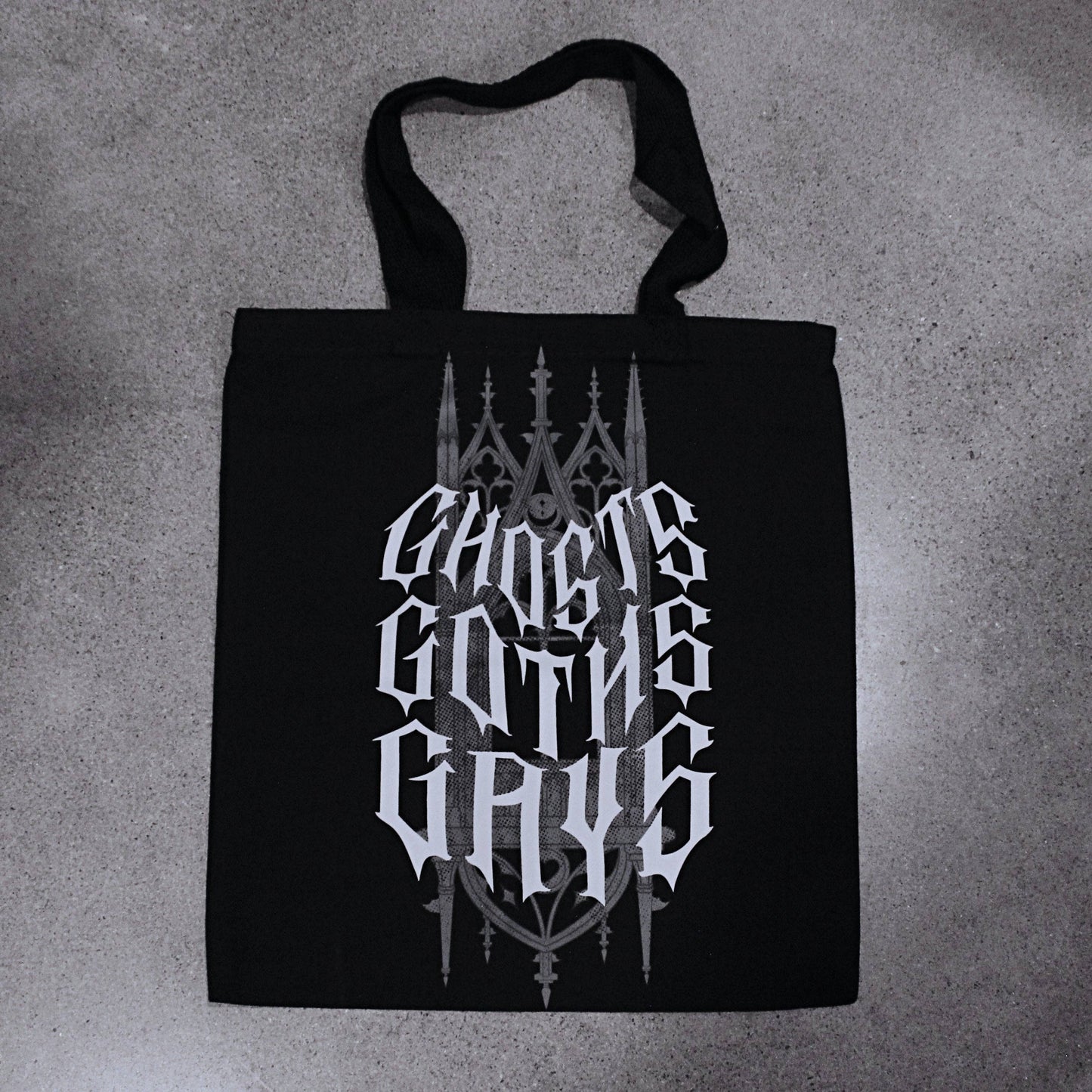 Ghosts Goths Gays Tote Bag