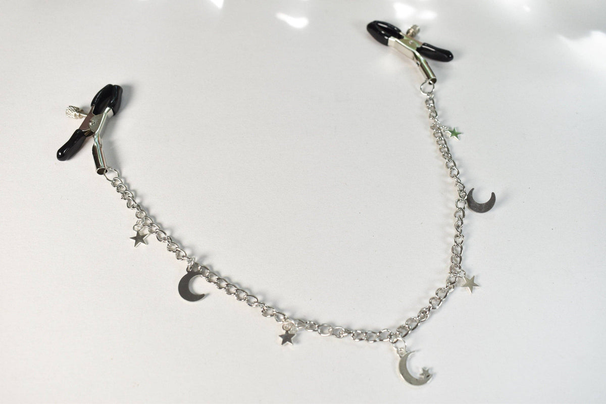 Stars And Moons Nipple Clamp