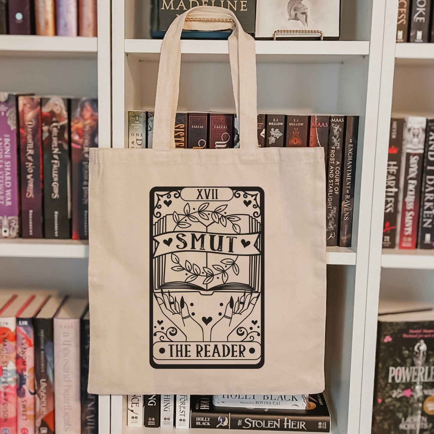 Smut Reader Tarot Card Canvas Tote Bag