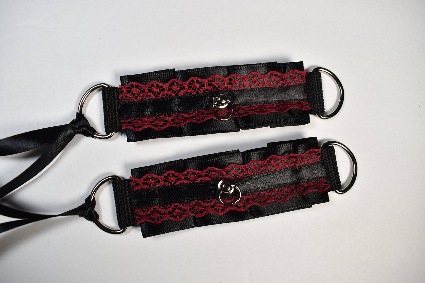Red Goth Cuffs