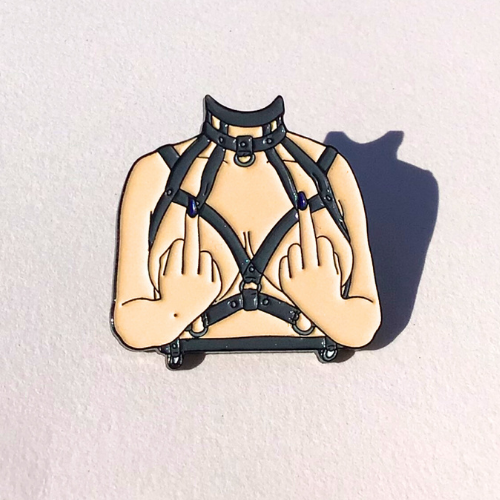 BDSM (top) Soft Enamel Pin