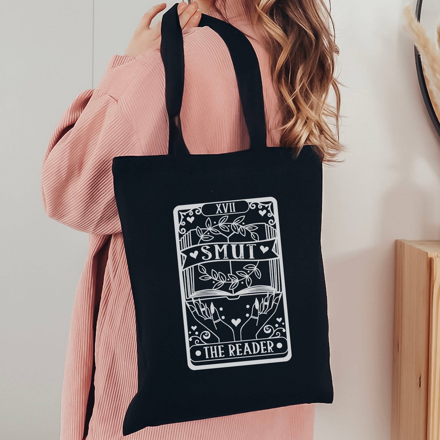 Smut Reader Tarot Card Canvas Tote Bag