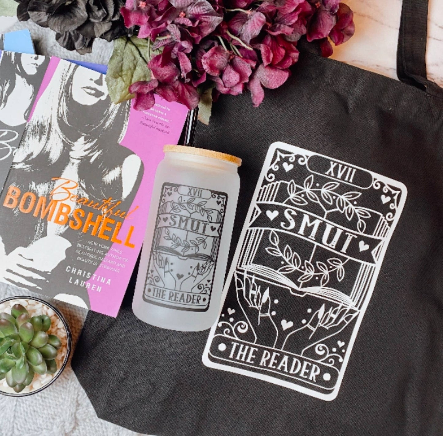 Smut Reader Tarot Card Canvas Tote Bag