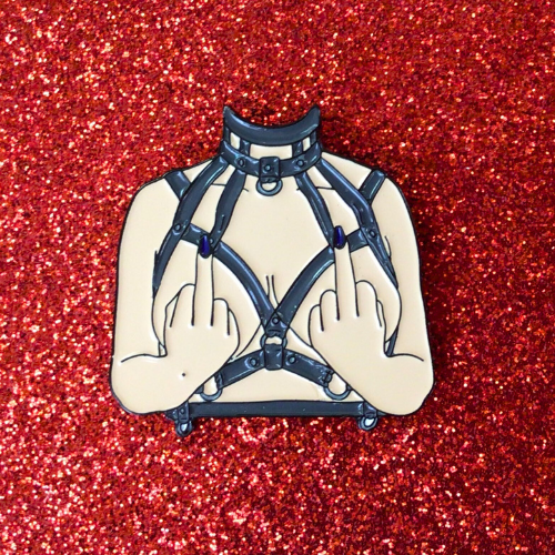 BDSM (top) Soft Enamel Pin