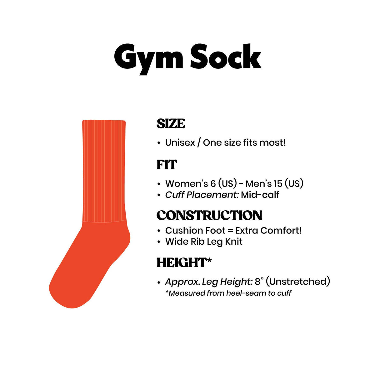 I ❤️ Smut Gym Crew Socks